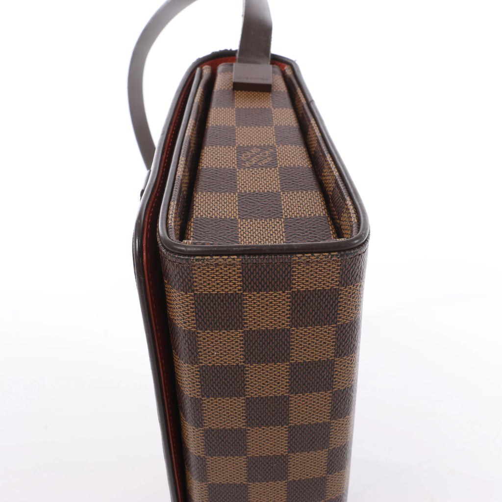 Bolso de hombro Louis Vuitton Tribeca Damier Ebene en marrón N51160