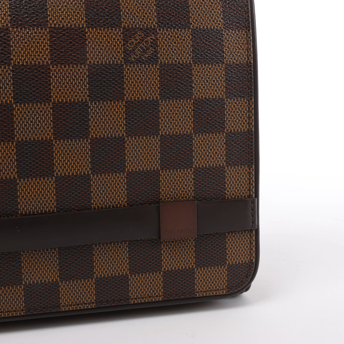 Bolso de hombro Louis Vuitton Tribeca Damier Ebene en marrón N51160