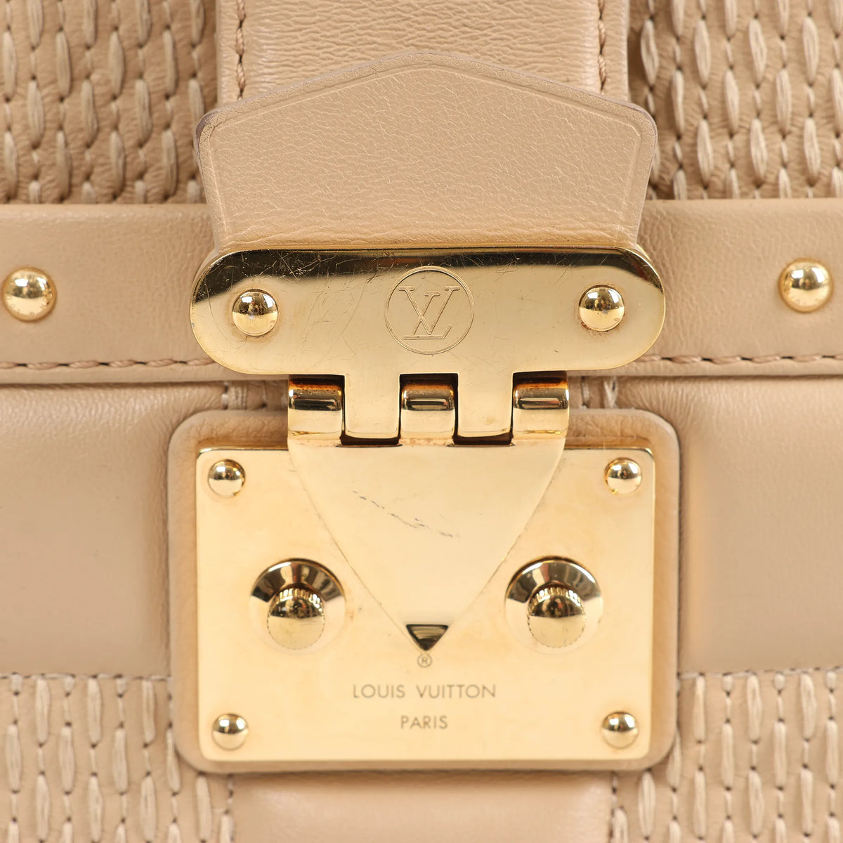 Louis Vuitton Troca MM Damier Quilt Crossbody Bag in Beige M59111