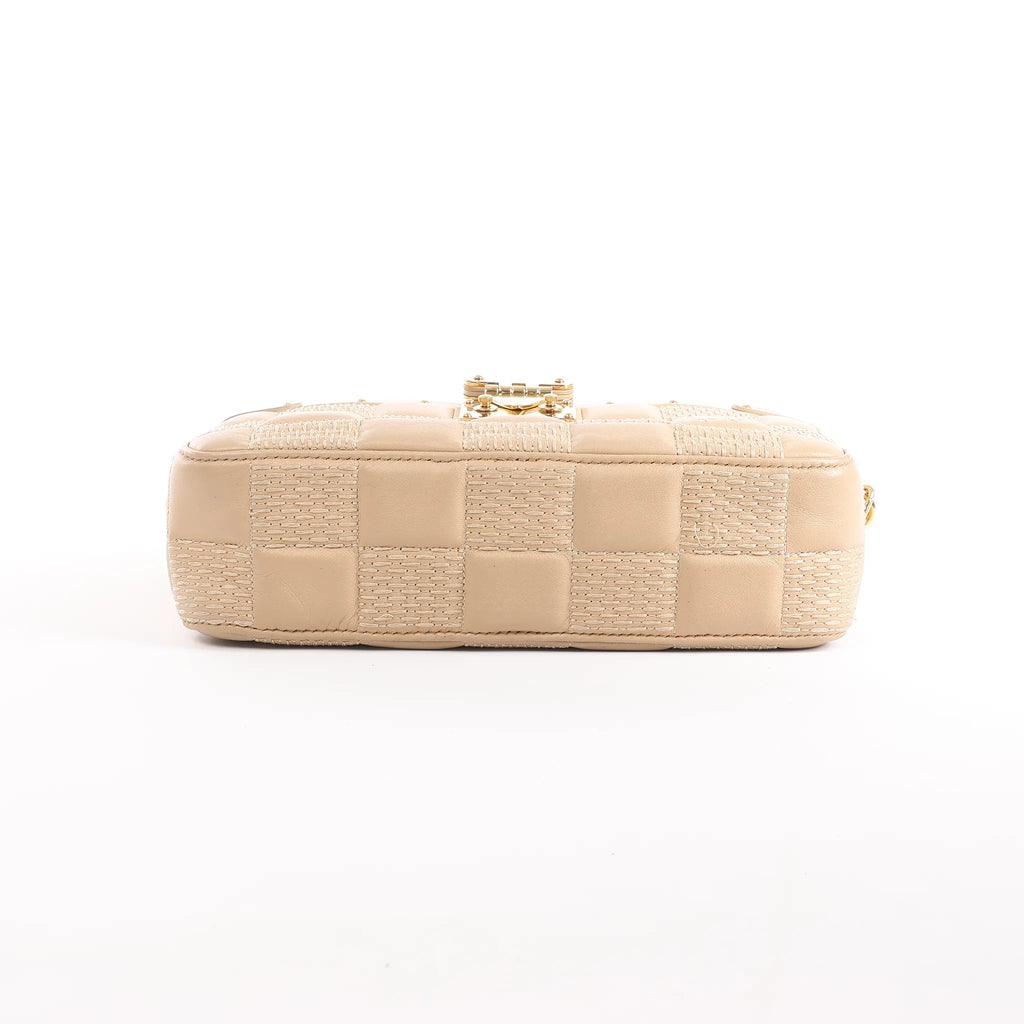 Louis Vuitton Troca MM Damier Quilt Crossbody Bag in Beige M59111