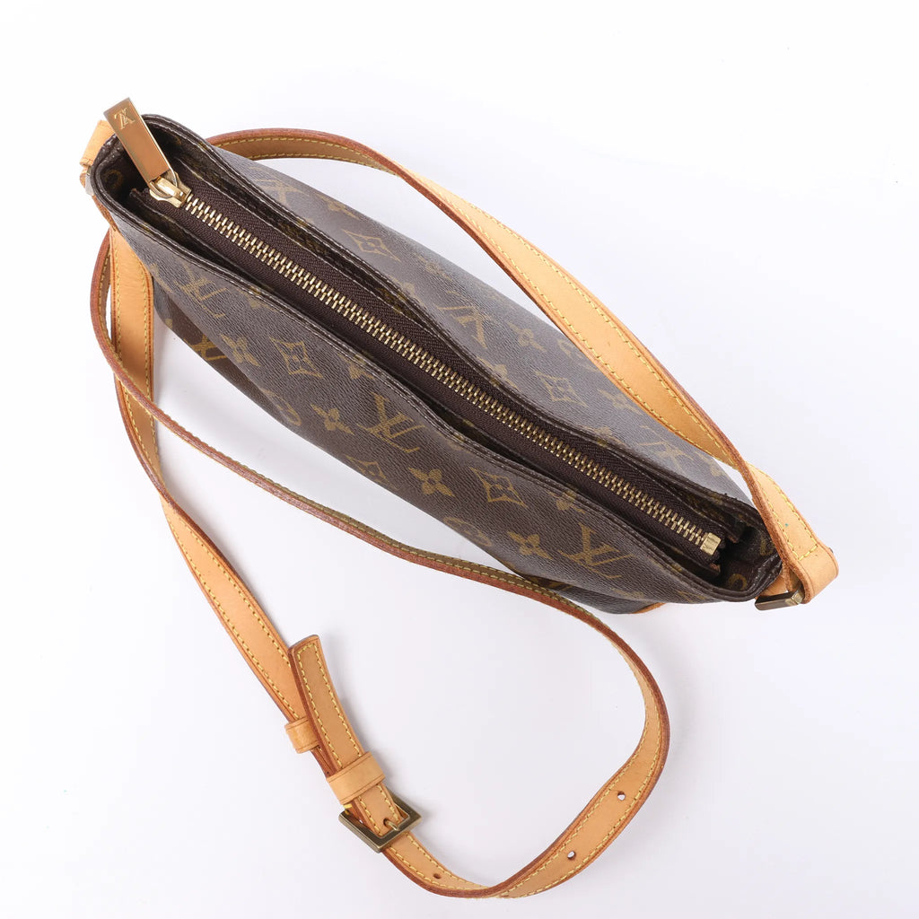 Bolso bandolera de lona con monograma Trotteur de Louis Vuitton en marrón M51240