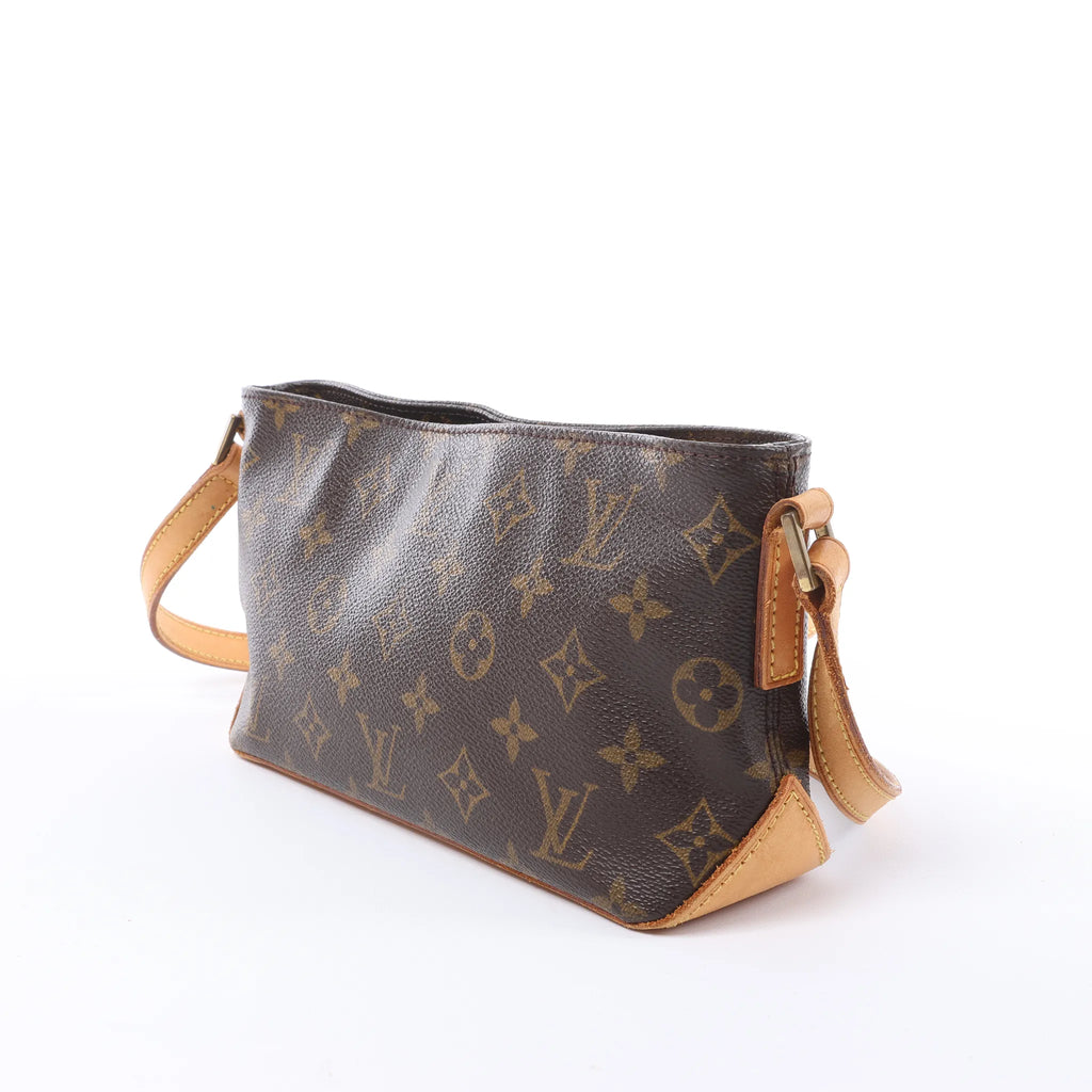 Bolso bandolera de lona con monograma Trotteur de Louis Vuitton en marrón M51240