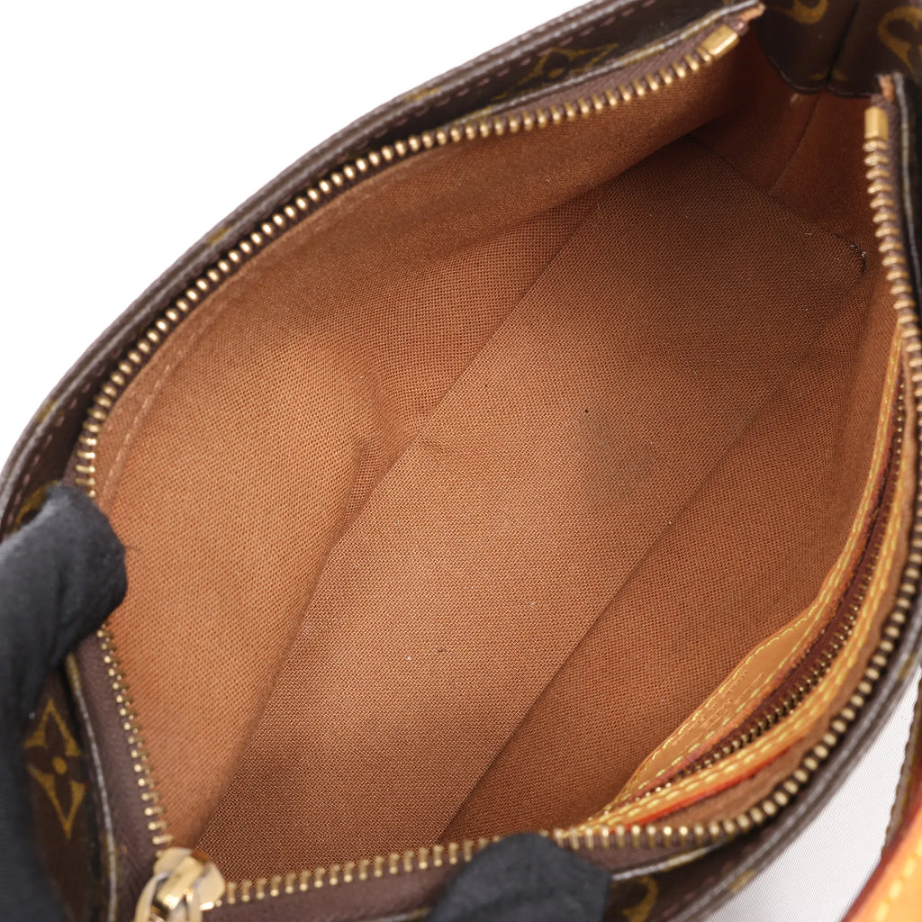 Louis Vuitton Monogram Canvas Trotteur Shoulder Bag in Brown M51240