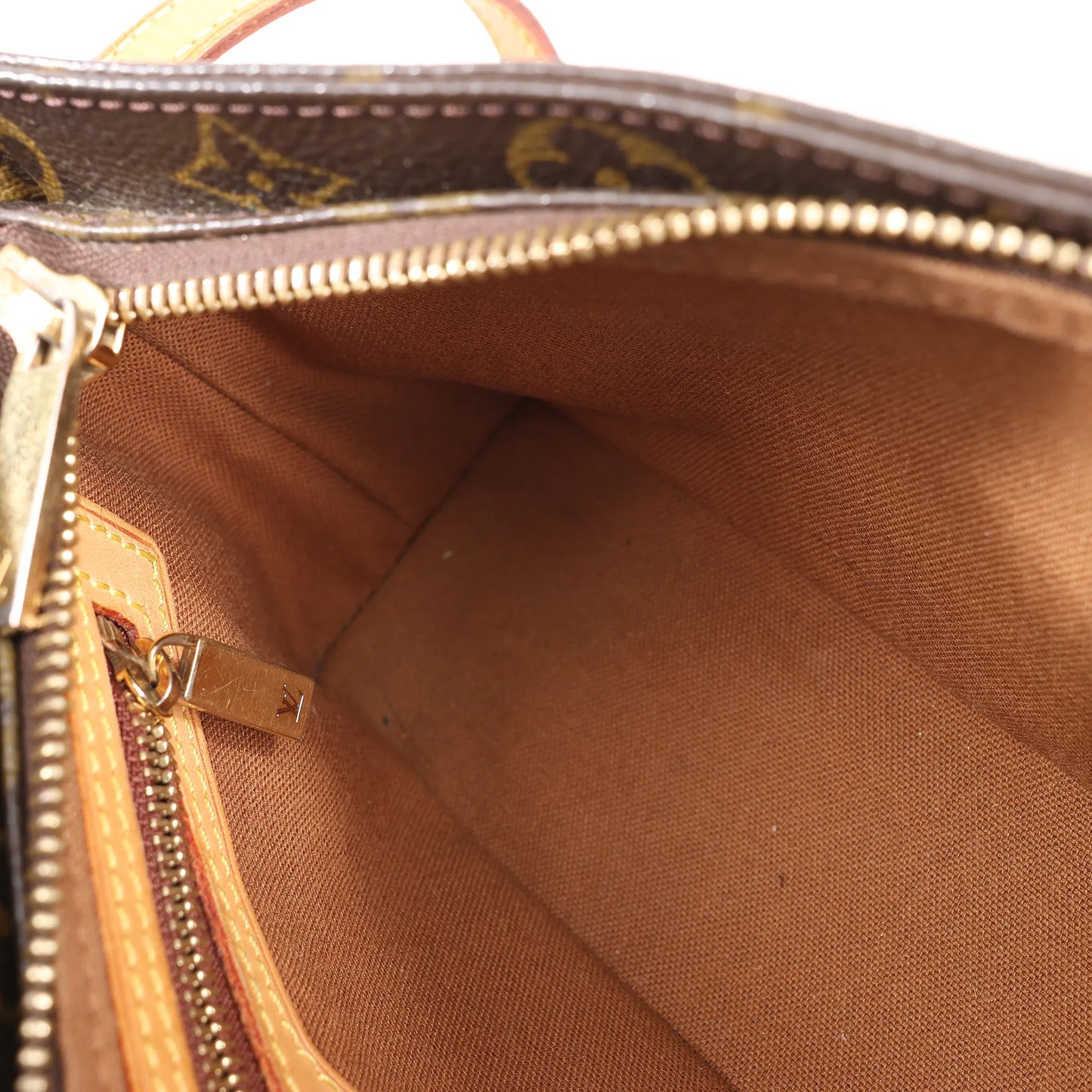 Louis Vuitton Monogram Canvas Trotteur Shoulder Bag in Brown M51240