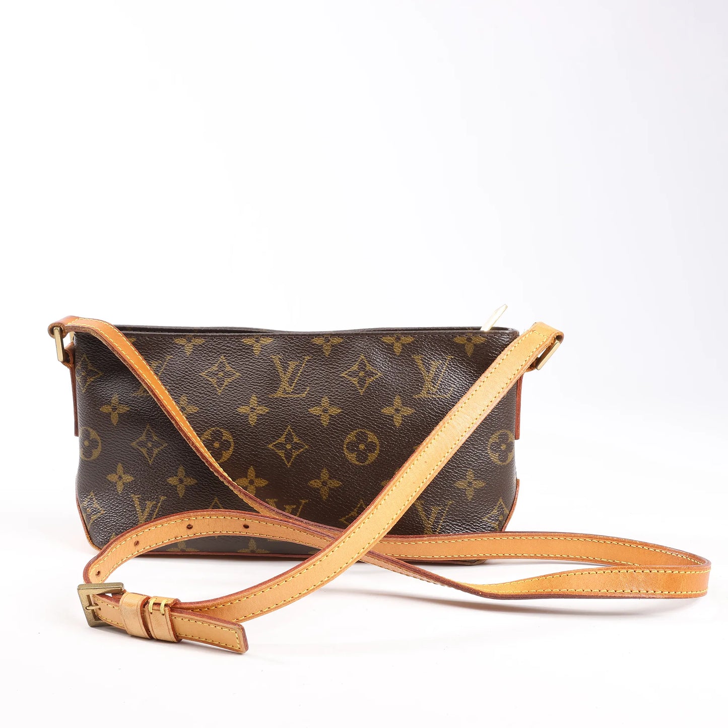 Louis Vuitton Monogram Canvas Trotteur Shoulder Bag in Brown M51240
