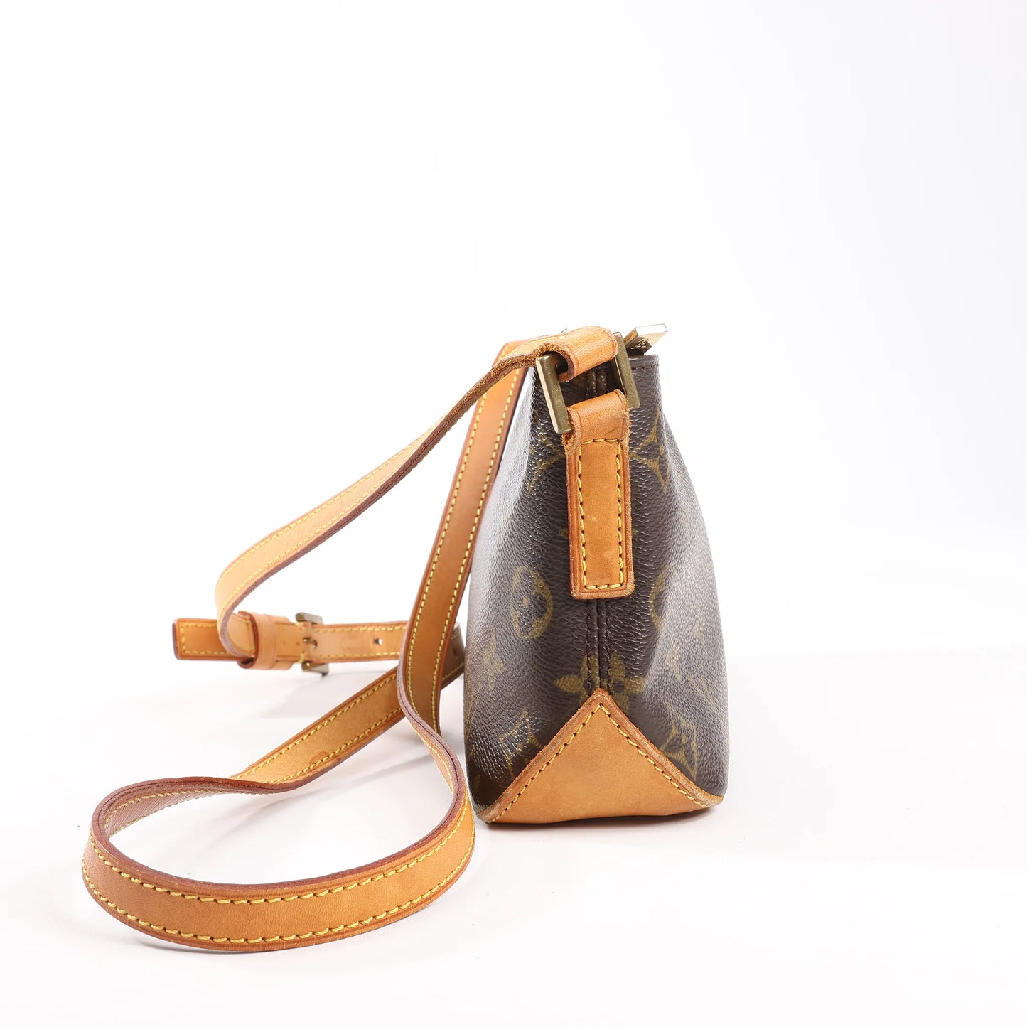 Louis Vuitton Monogram Canvas Trotteur Shoulder Bag in Brown M51240