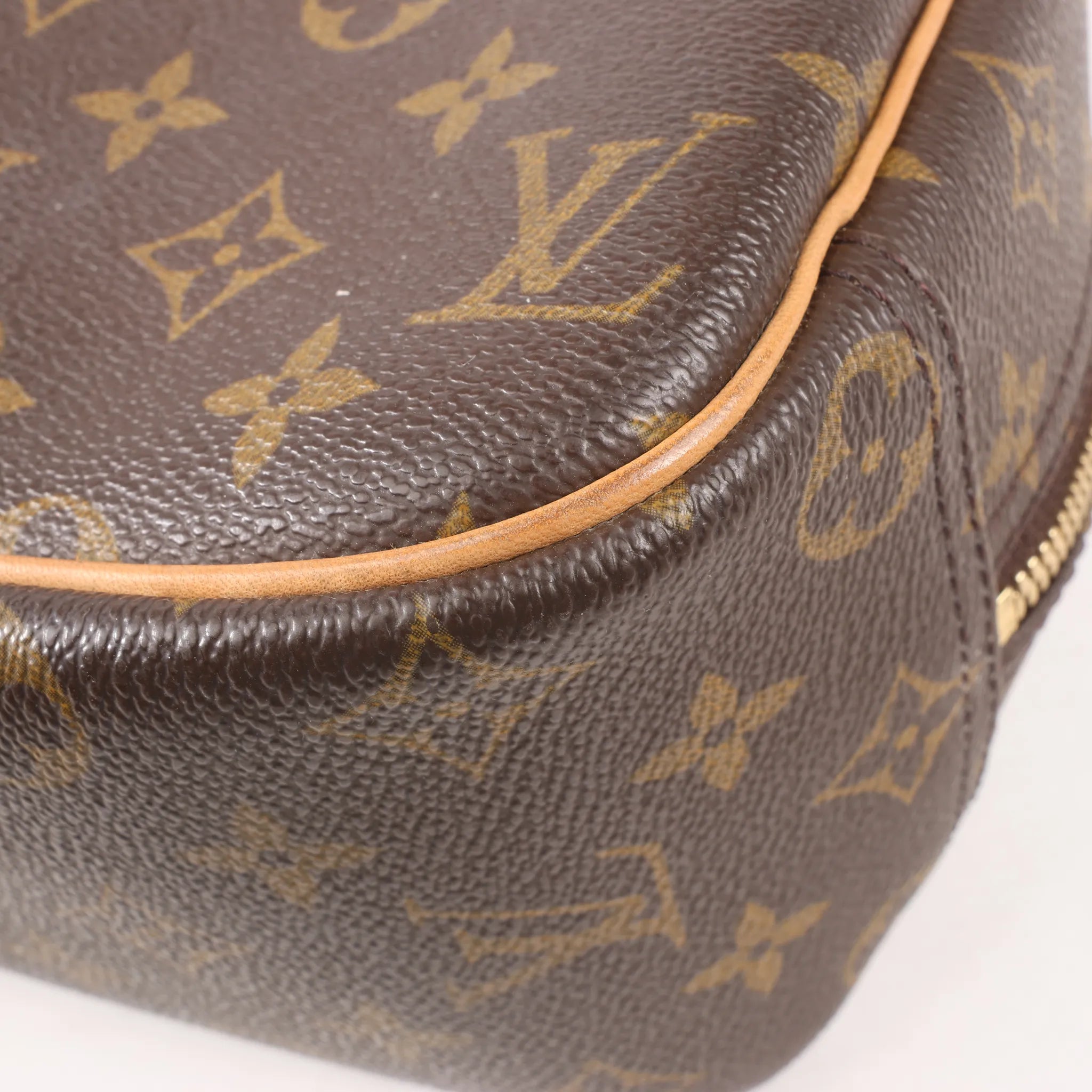 Louis Vuitton Monogram Canvas Trouville Handbag in Brown M42228