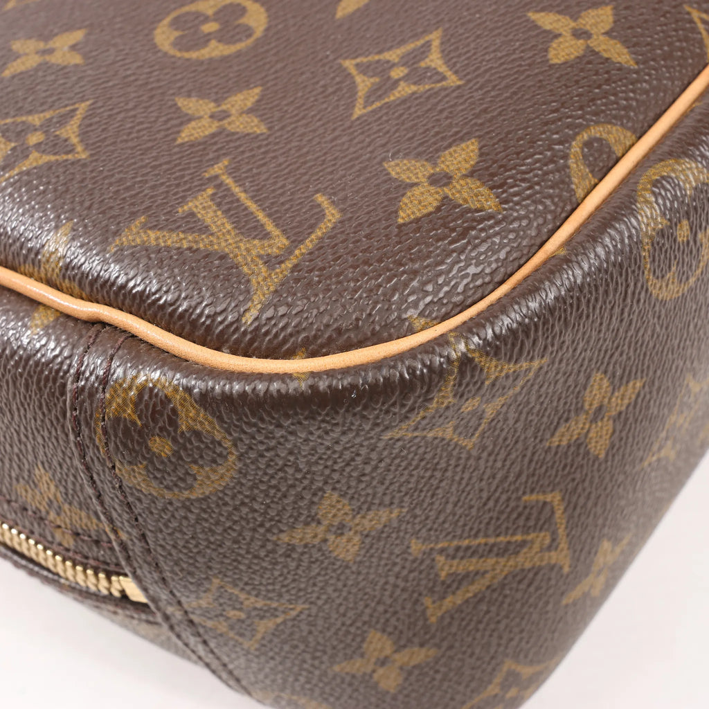 Louis Vuitton Monogram Canvas Trouville Handbag in Brown M42228
