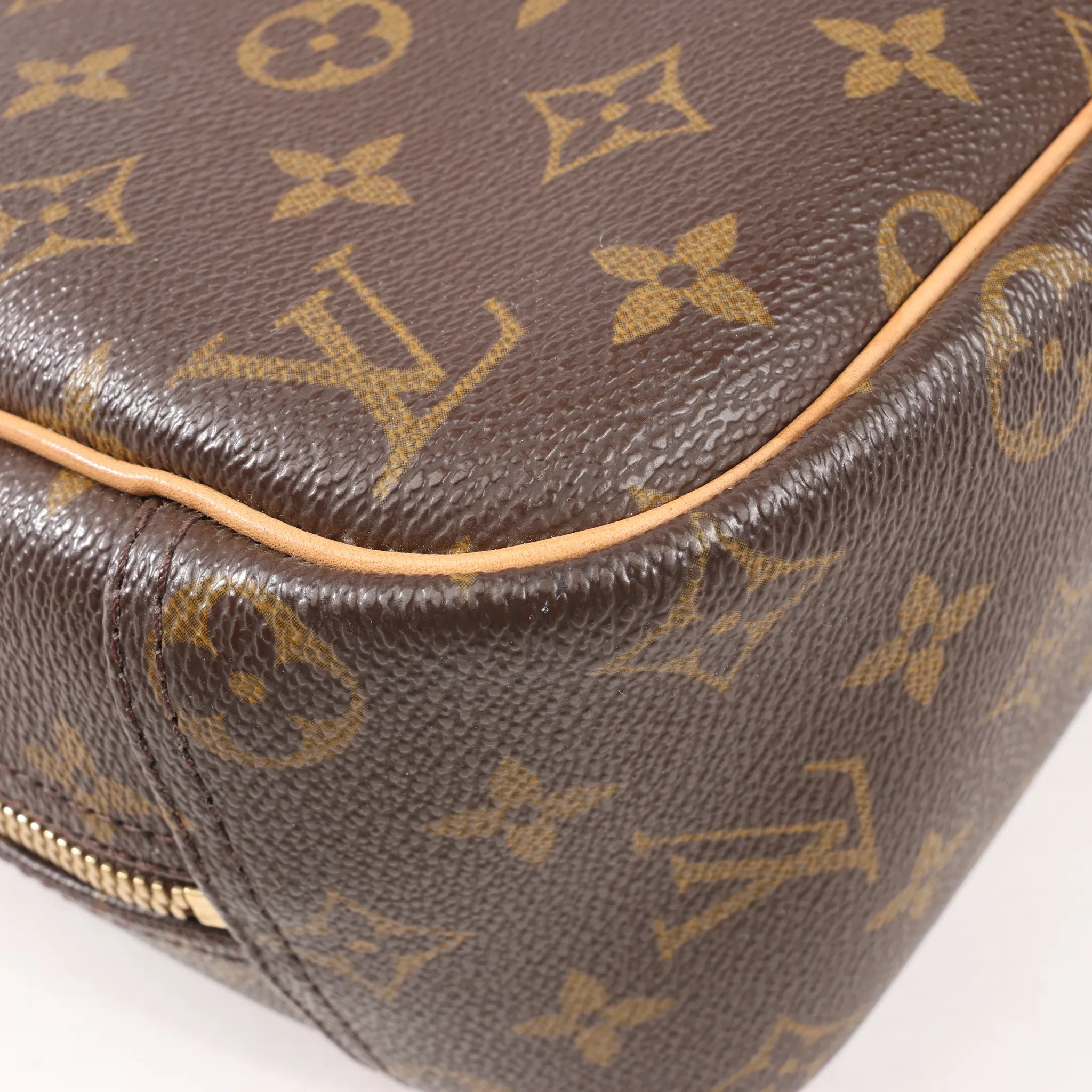 Louis Vuitton Monogram Canvas Trouville Handbag in Brown M42228