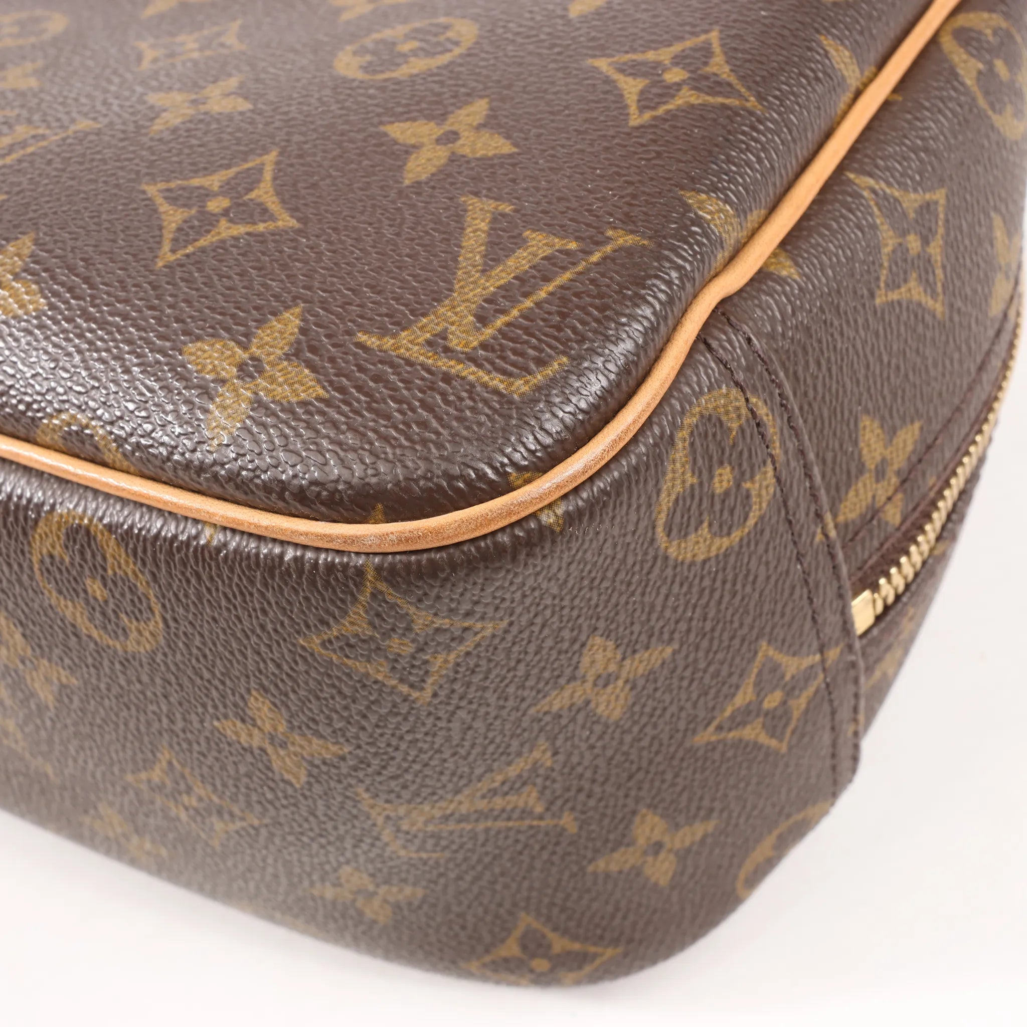 Louis Vuitton Monogram Canvas Trouville Handbag in Brown M42228