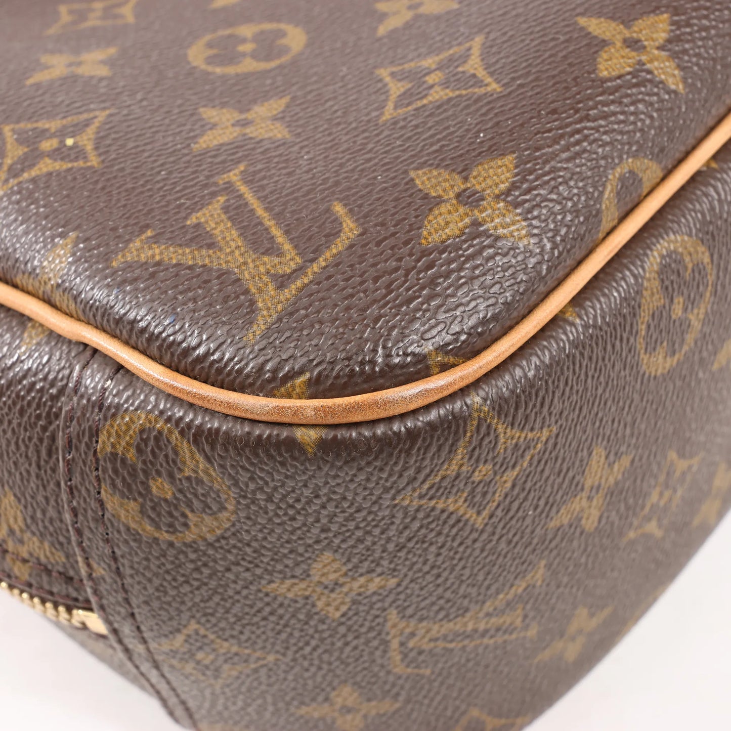 Louis Vuitton Monogram Canvas Trouville Handbag in Brown M42228