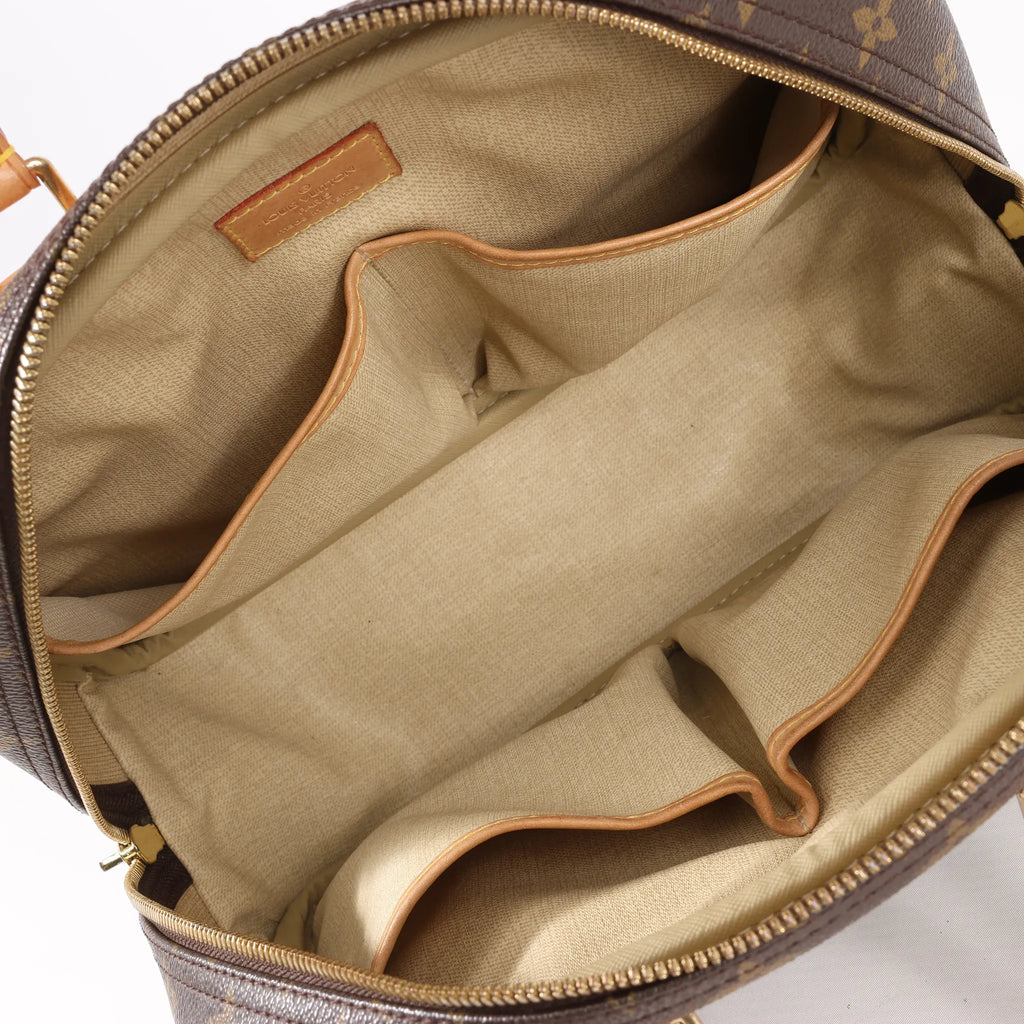 Louis Vuitton Monogram Canvas Trouville Handbag in Brown M42228