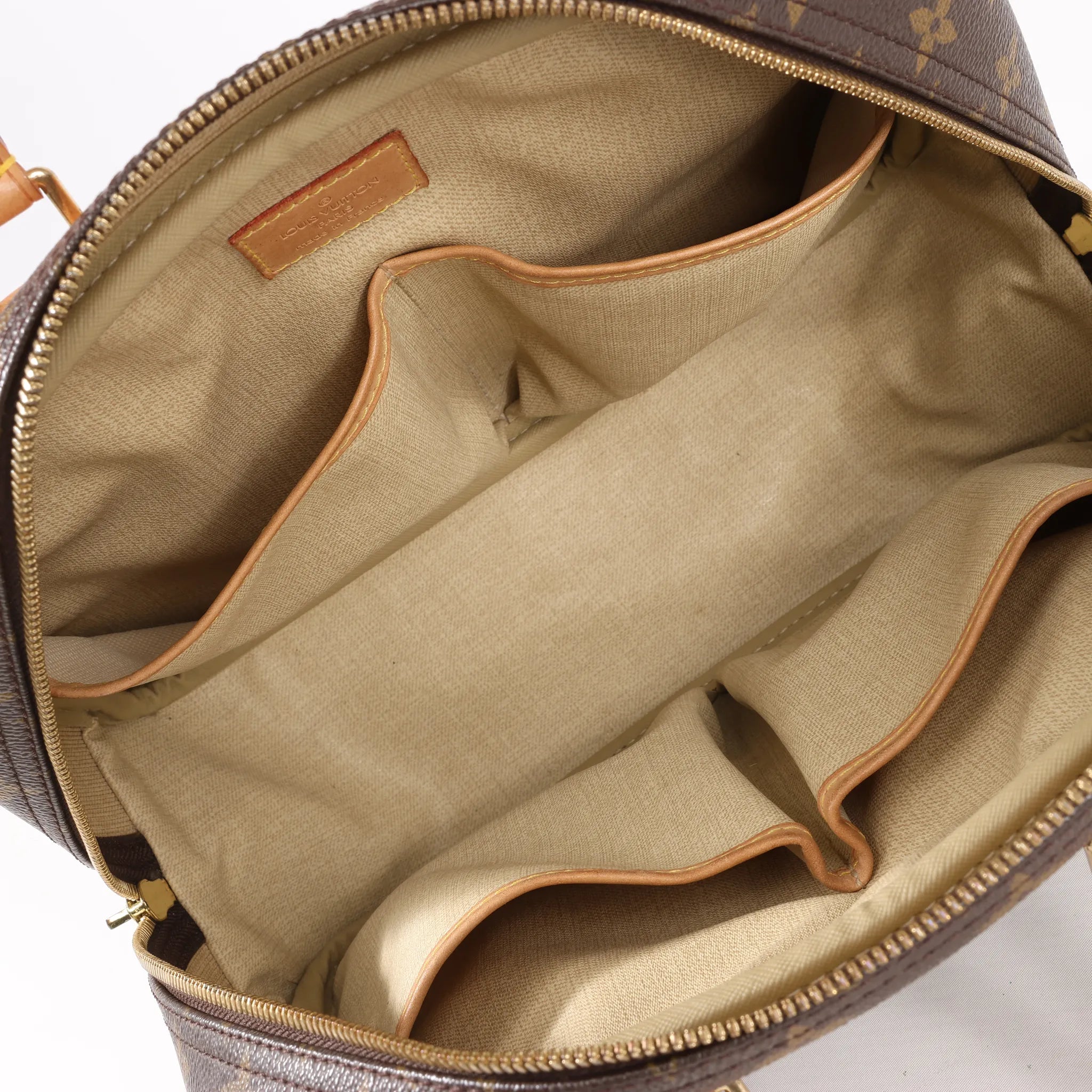 Louis Vuitton Monogram Canvas Trouville Handbag in Brown M42228