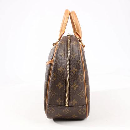 Louis Vuitton Monogram Canvas Trouville Handbag in Brown M42228