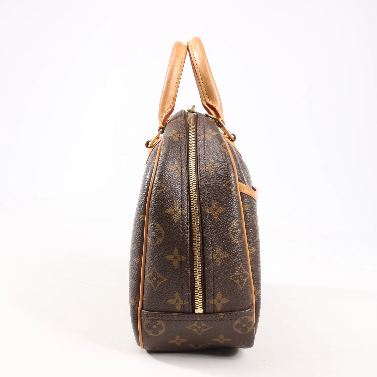 Louis Vuitton Monogram Canvas Trouville Handbag in Brown M42228