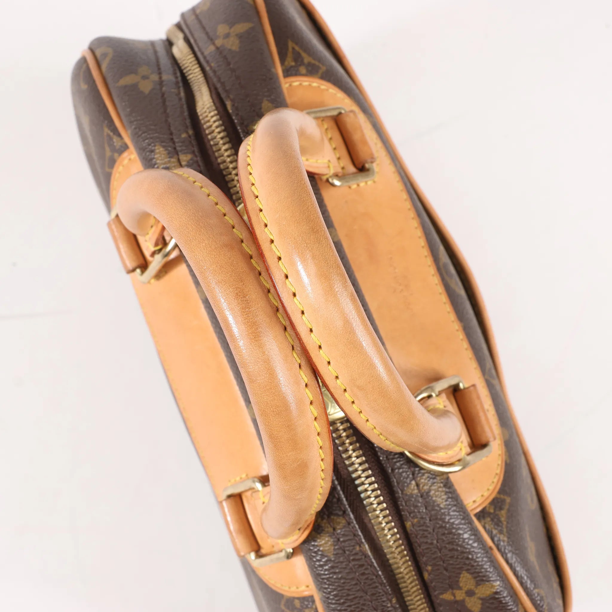 Louis Vuitton Monogram Canvas Trouville Handbag in Brown M42228