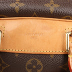 Louis Vuitton Monogram Canvas Trouville Handbag in Brown M42228