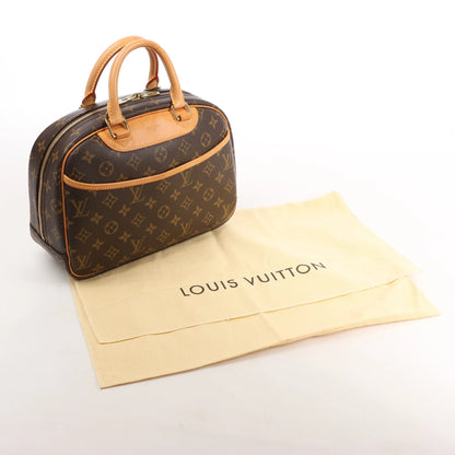 Sac à main Louis Vuitton Trouville en toile Monogram marron M42228