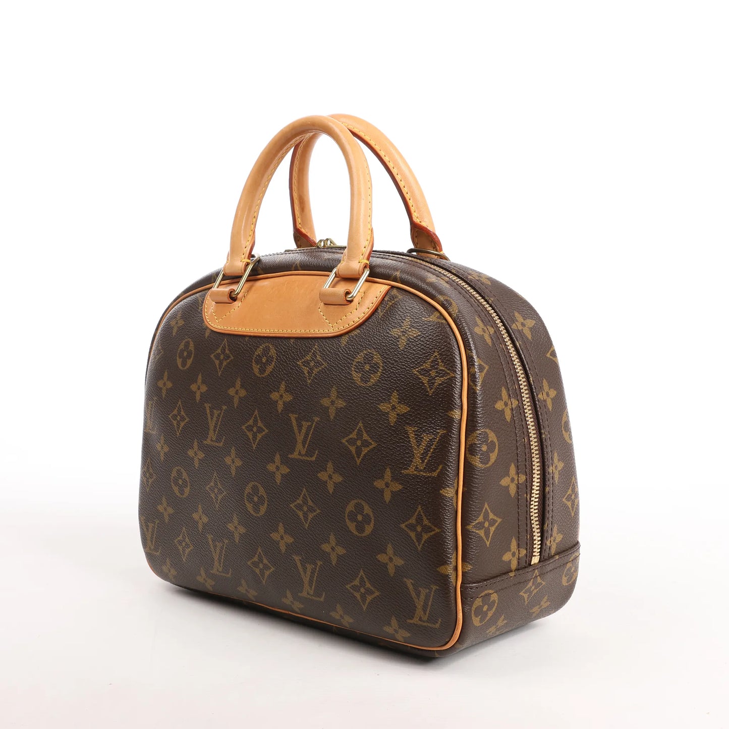 Sac à main Louis Vuitton Trouville en toile Monogram marron M42228