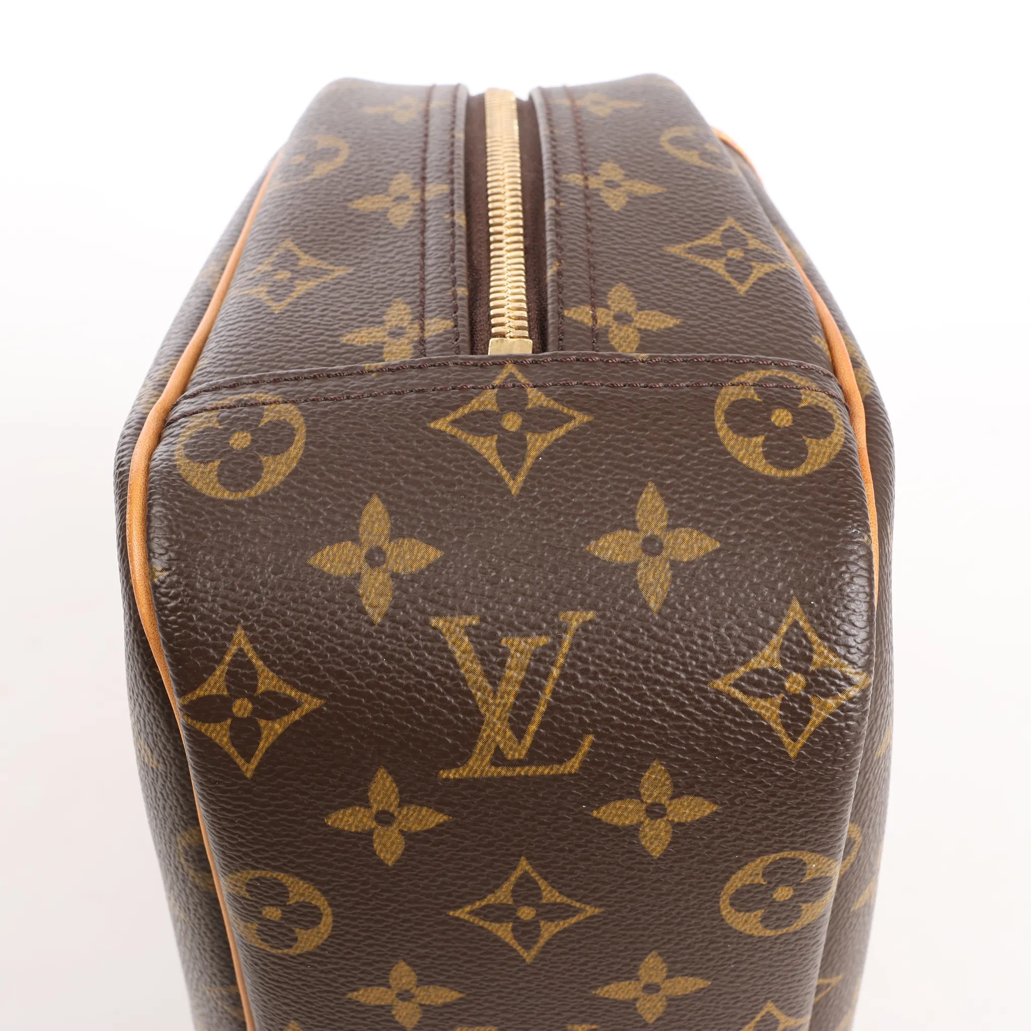 Louis Vuitton Monogram Canvas Trouville Handbag in Brown M42228