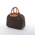 Louis Vuitton Trouville Monogram Canvas Handbag in Brown M42228