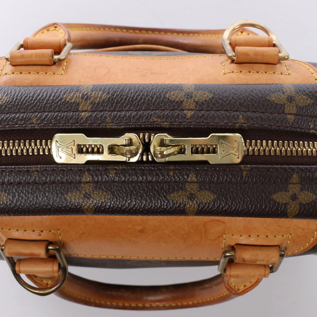 Louis Vuitton Trouville Monogram Canvas Handbag in Brown M42228