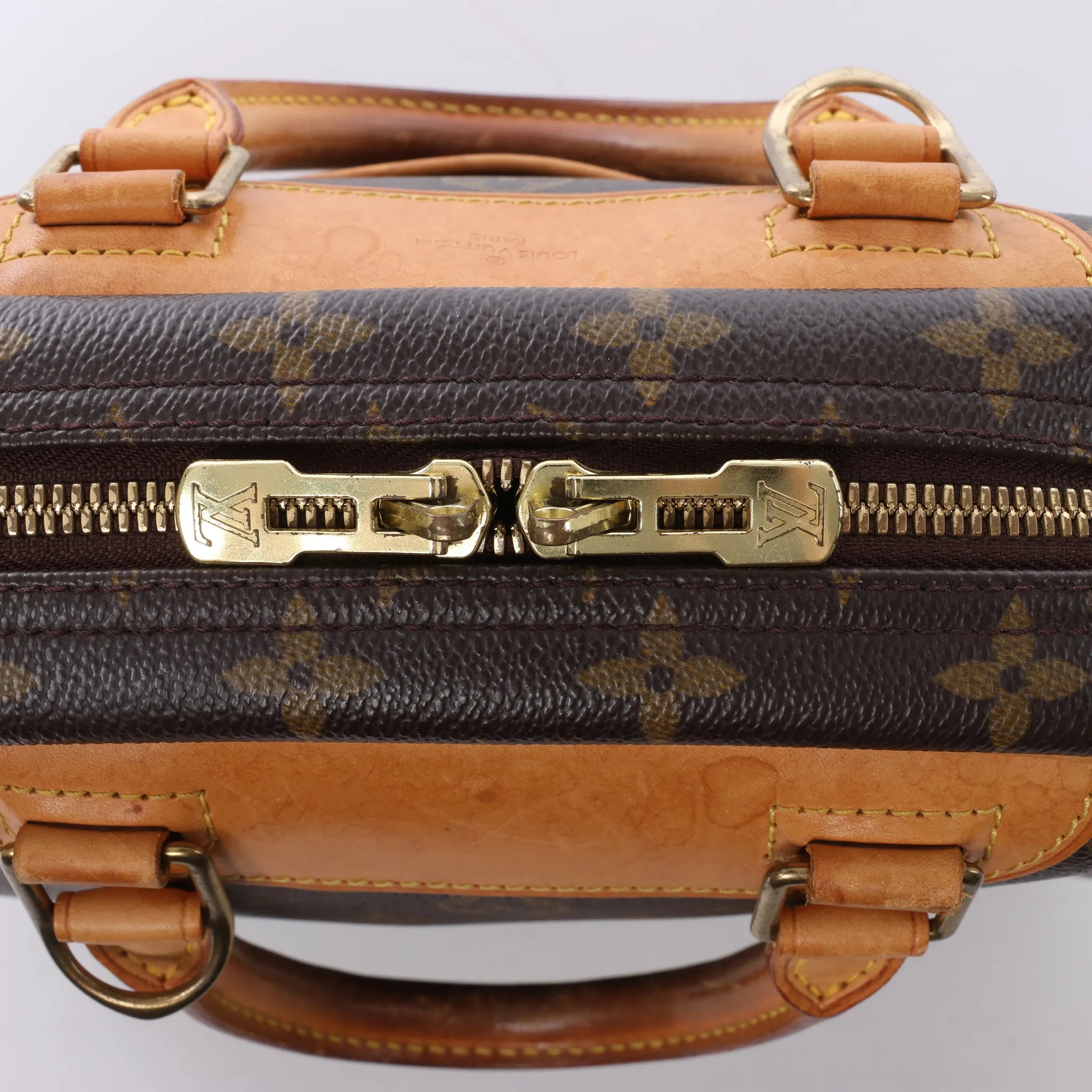Louis Vuitton Trouville Monogram Canvas Handbag in Brown M42228