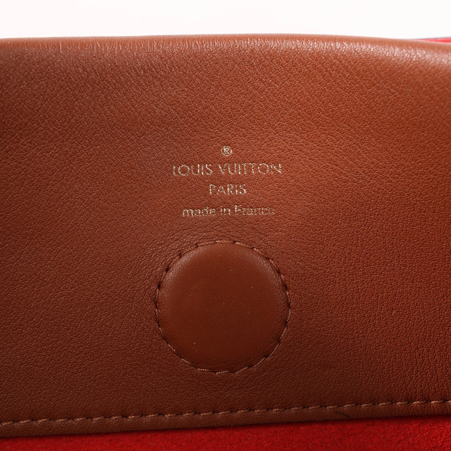 Louis Vuitton Monogram Tuileries Besace 2Way Handbag in Brown x Red M43157