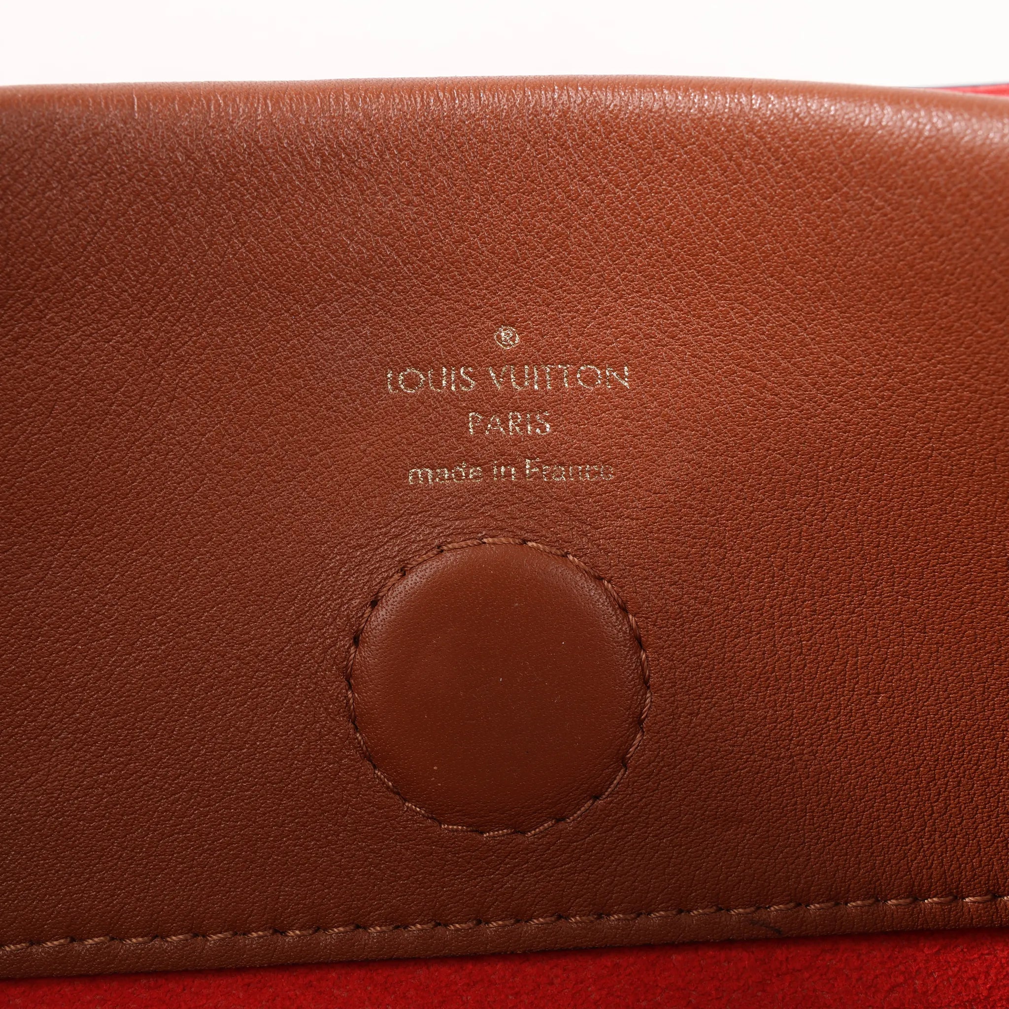 Louis Vuitton Monogram Tuileries Besace 2Way Handbag in Brown x Red M43157