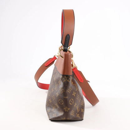 Louis Vuitton Monogram Tuileries Besace 2Way Handbag in Brown x Red M43157