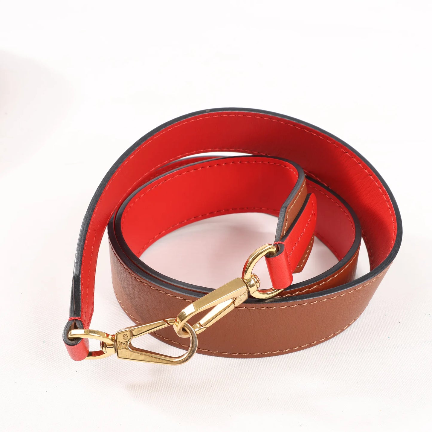 Louis Vuitton Monogram Tuileries Besace 2Way Handbag in Brown x Red M43157