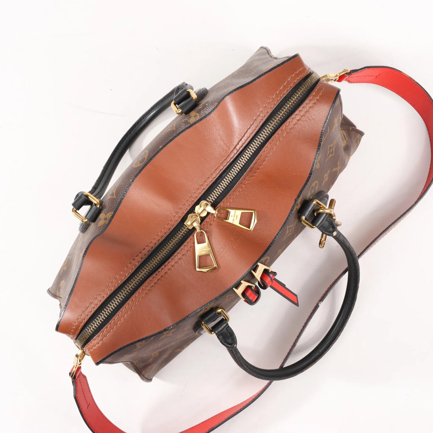 Louis Vuitton Monogram Tuileries 2Way Handbag in Brown M41456