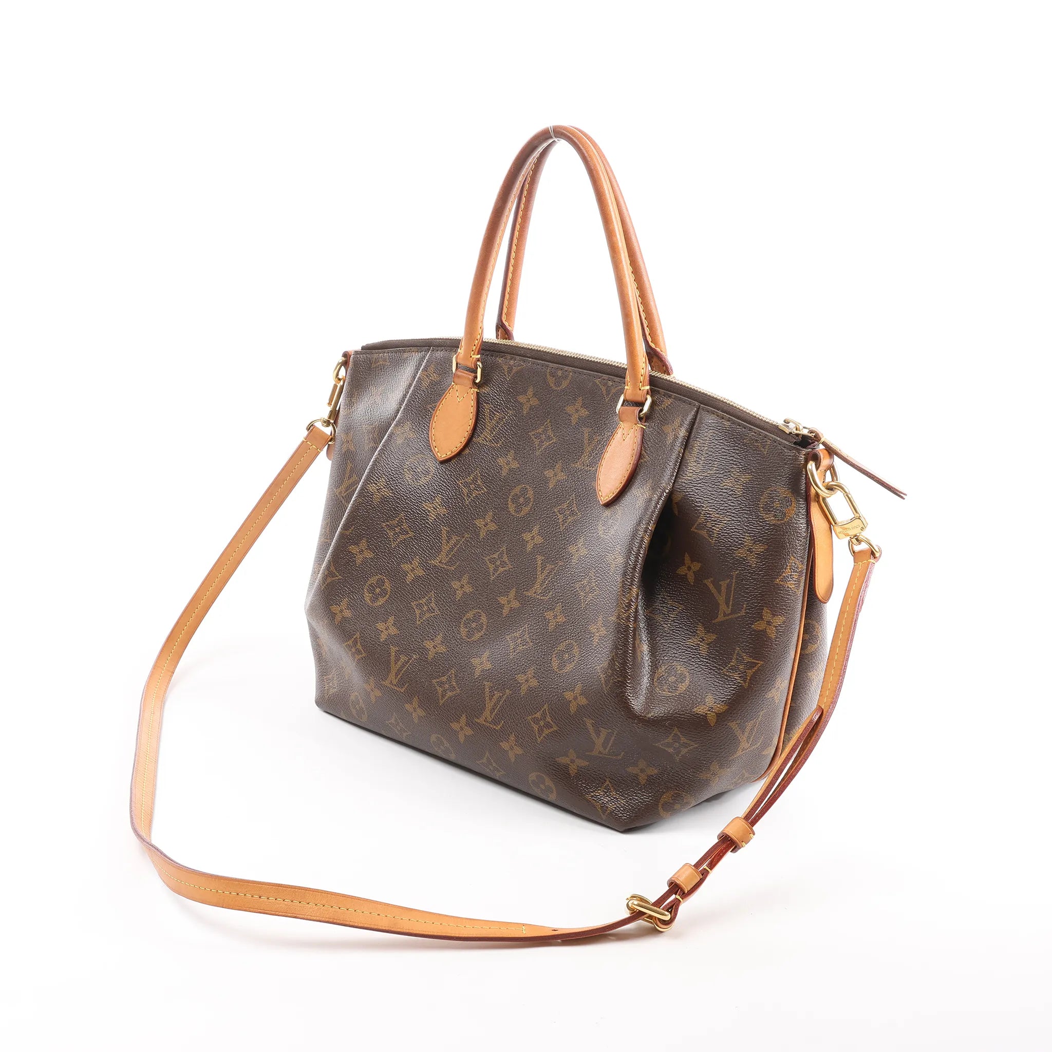 Louis Vuitton Turenne MM Monogram 2Way Handbag in Brown M48814