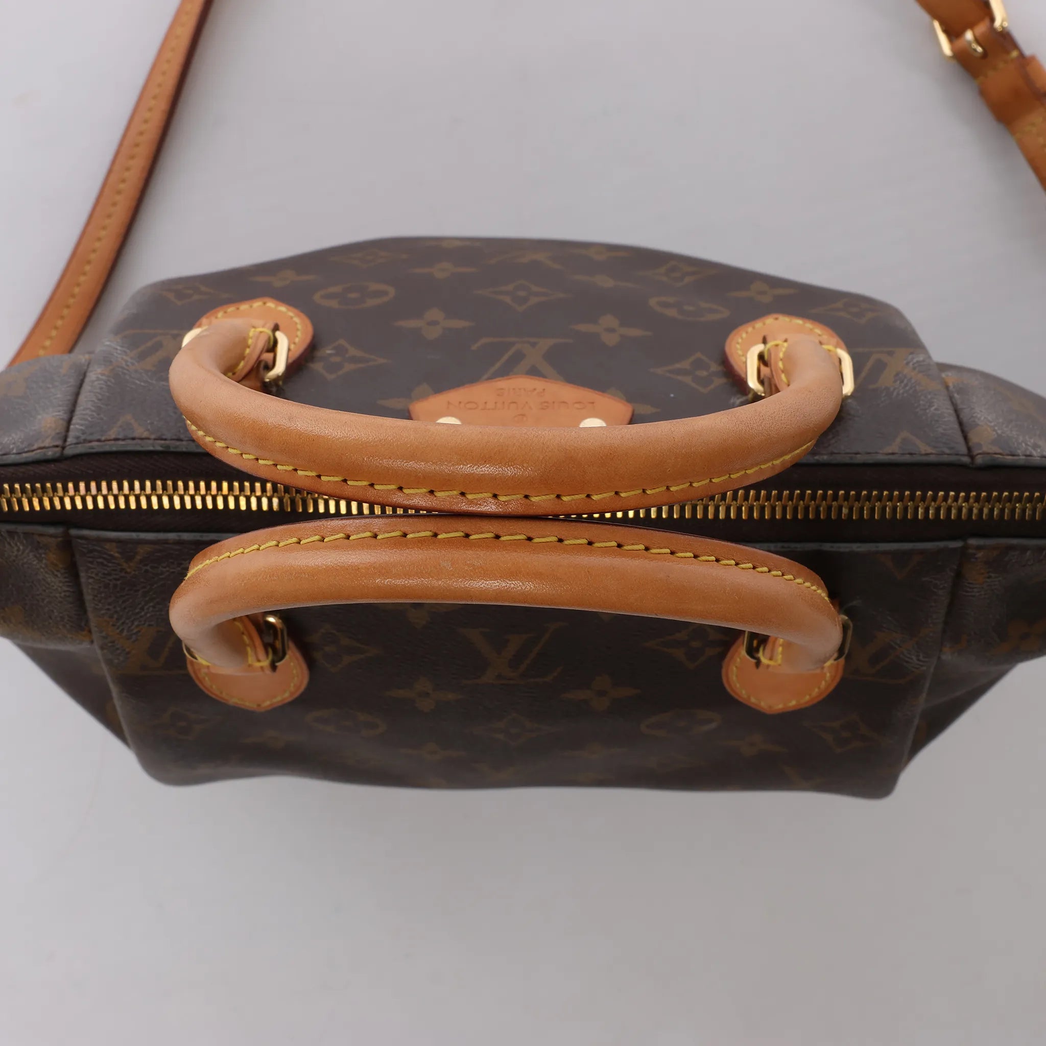 Louis Vuitton Turenne PM Monogram 2Way Handbag in Brown M48813