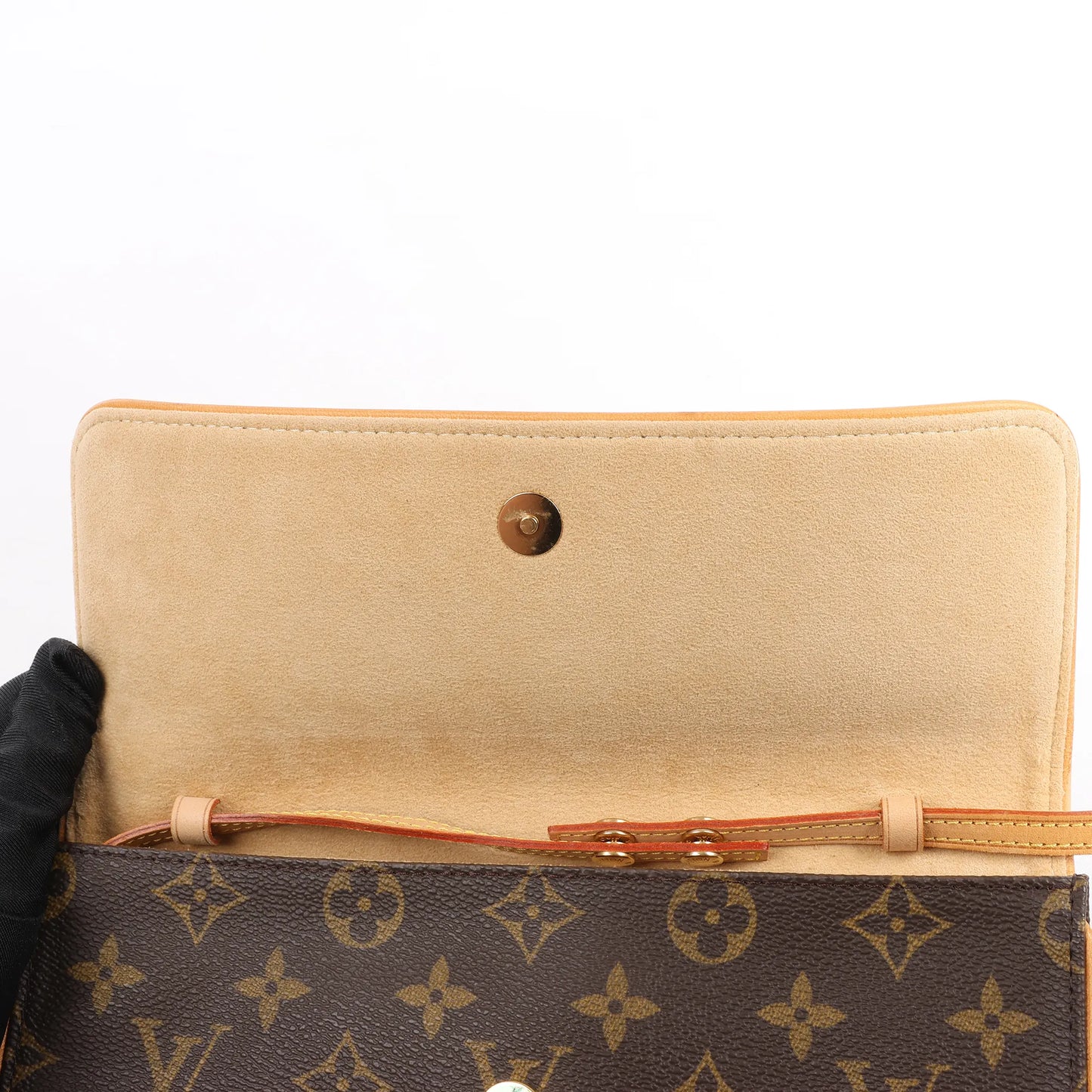 Louis Vuitton Monogram Canvas Pochette Twin GM Shoulder Bag M51852
