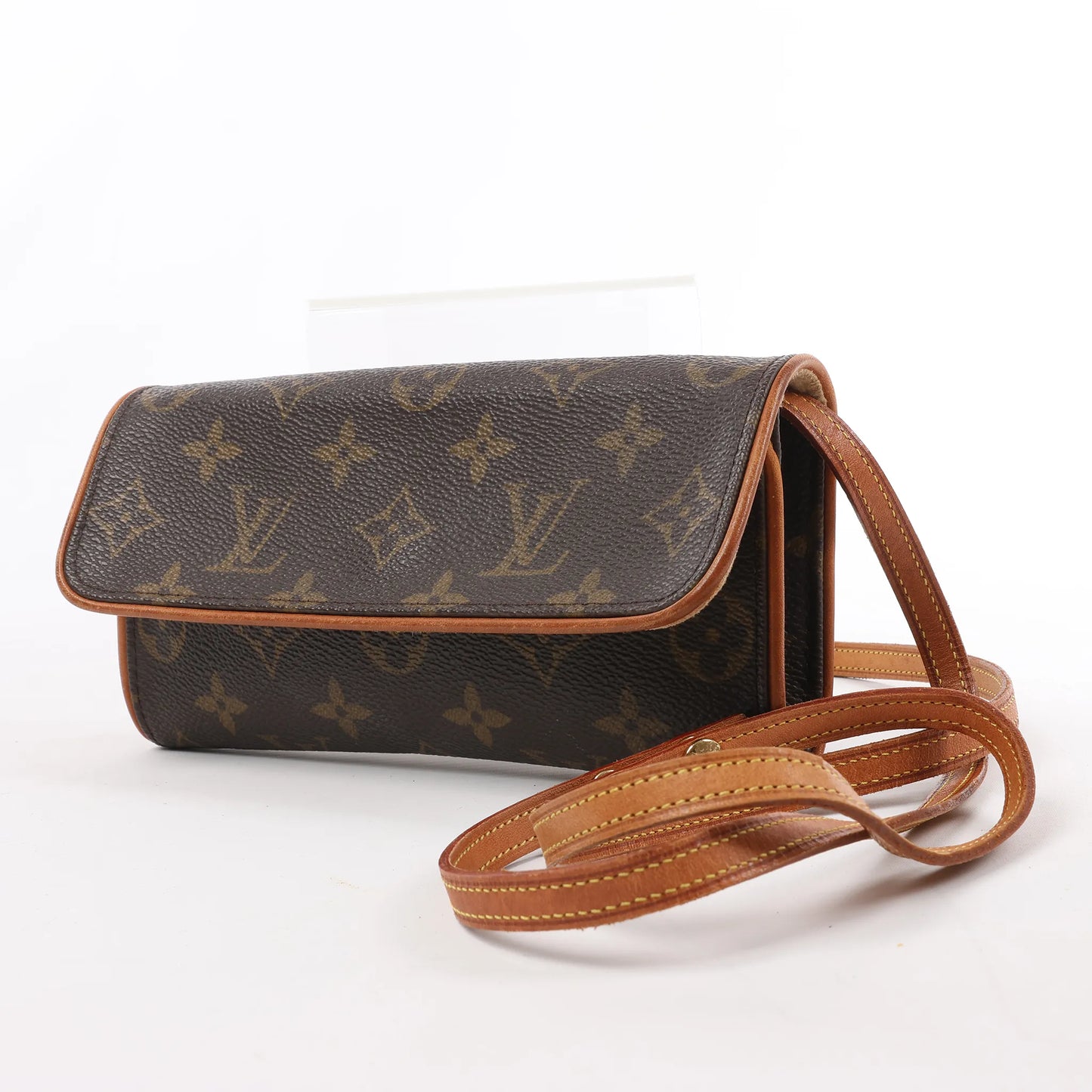 Louis Vuitton Monogram Canvas Pochette Twin PM Shoulder Bag M51854
