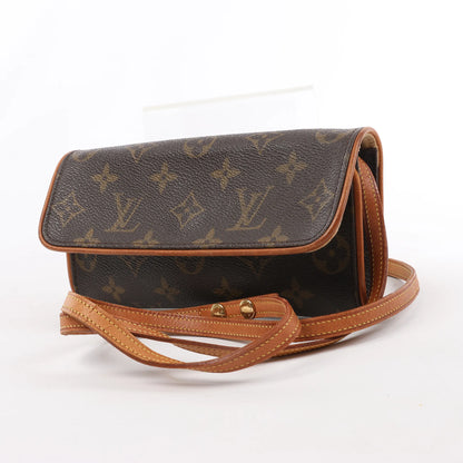 Louis Vuitton Monogram Canvas Pochette Twin PM Shoulder Bag M51854