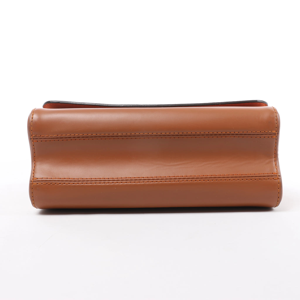 Louis Vuitton Twist MM Catgram x Taurillon Crossbody Bag in Brown x Orange M44408