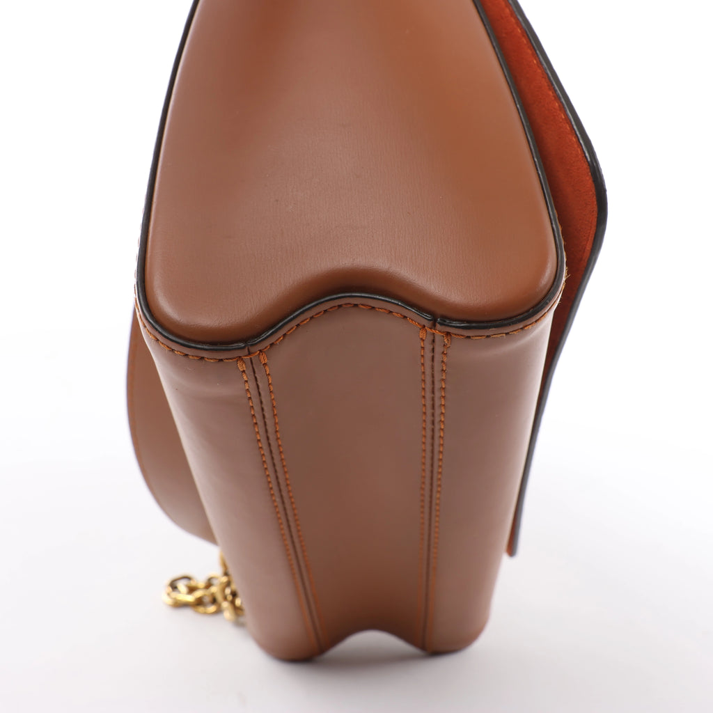 Louis Vuitton Twist MM Catgram x Taurillon Crossbody Bag in Brown x Orange M44408