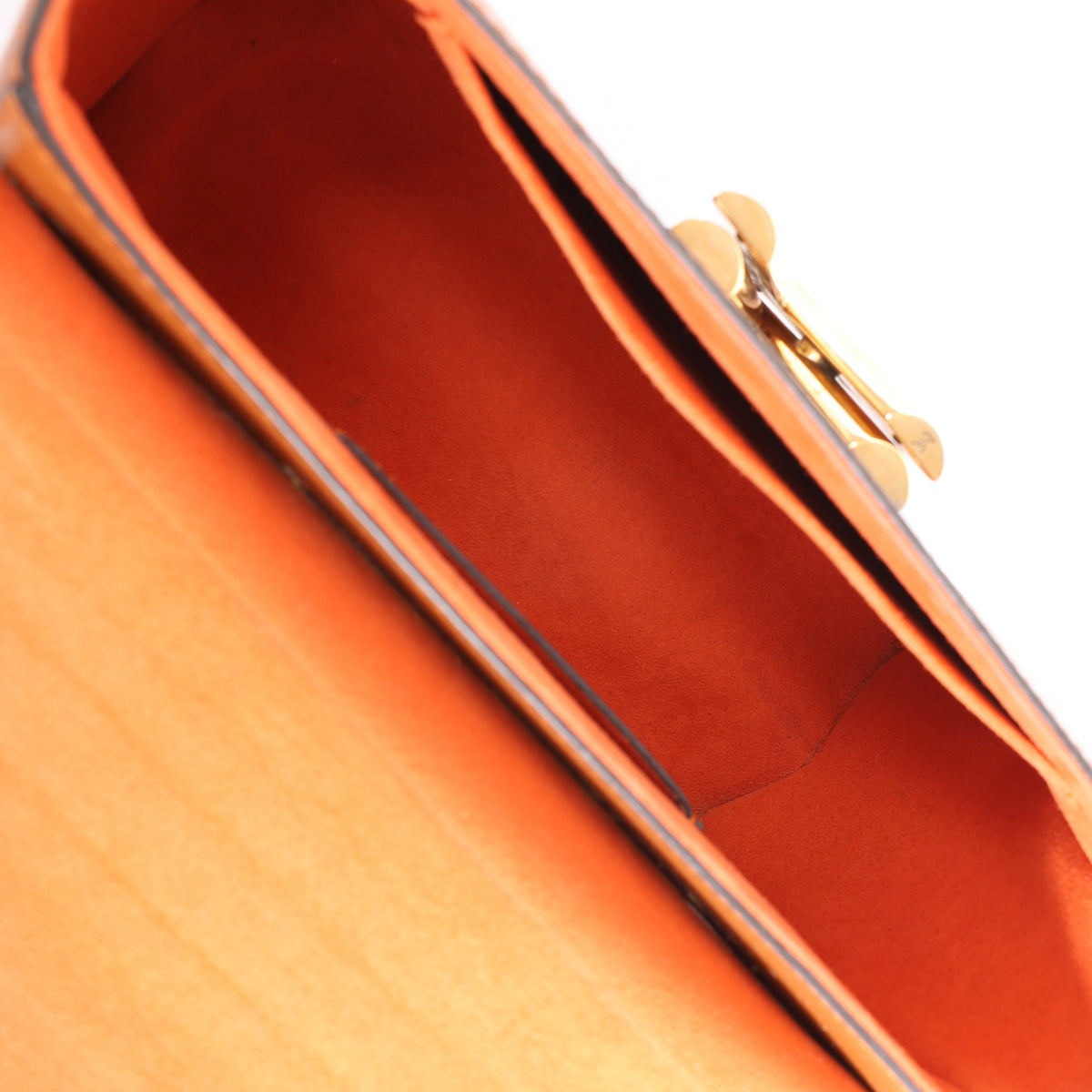 Louis Vuitton Twist MM Catgram x Taurillon Crossbody Bag in Brown x Orange M44408