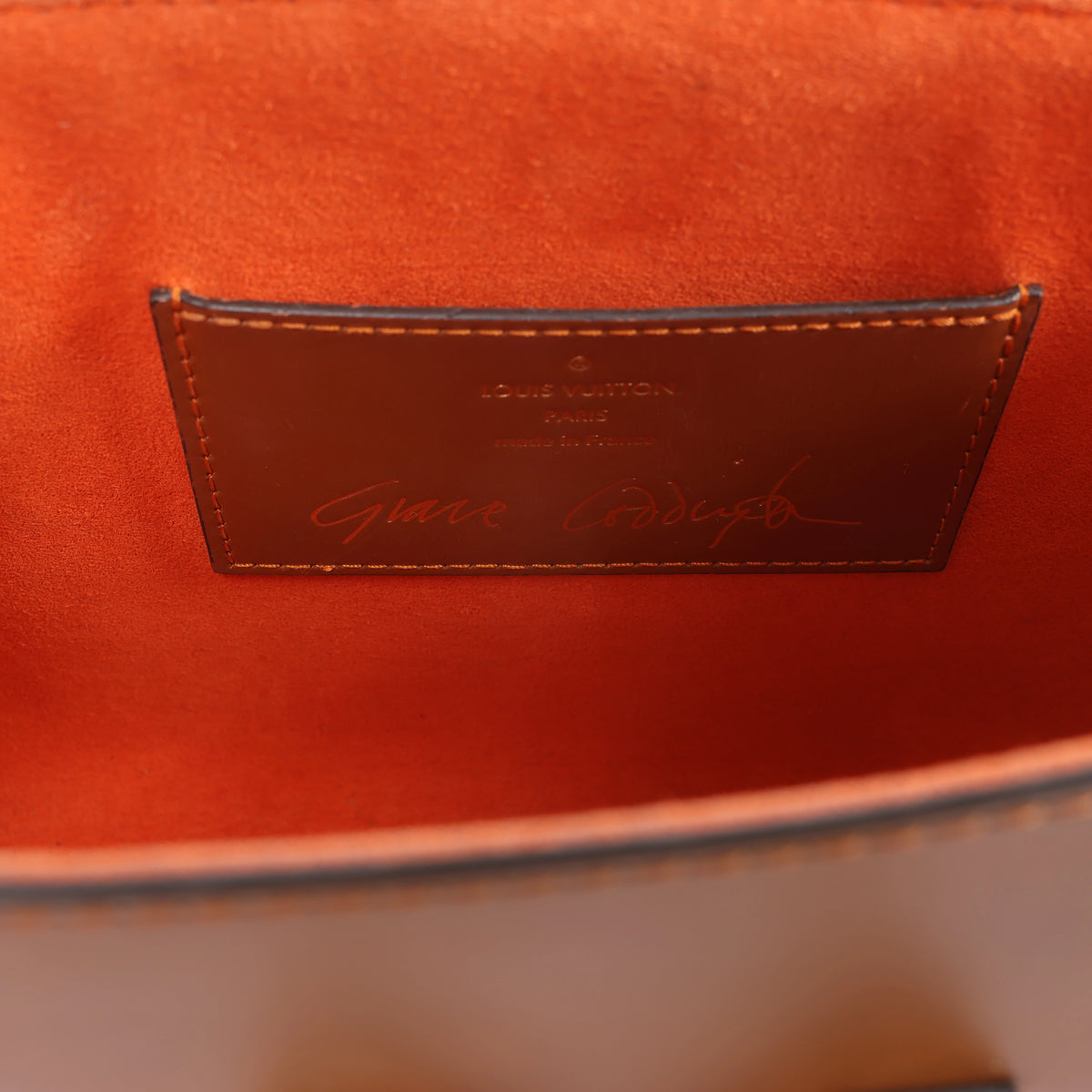 Louis Vuitton Twist MM Catgram x Taurillon Crossbody Bag in Brown x Orange M44408