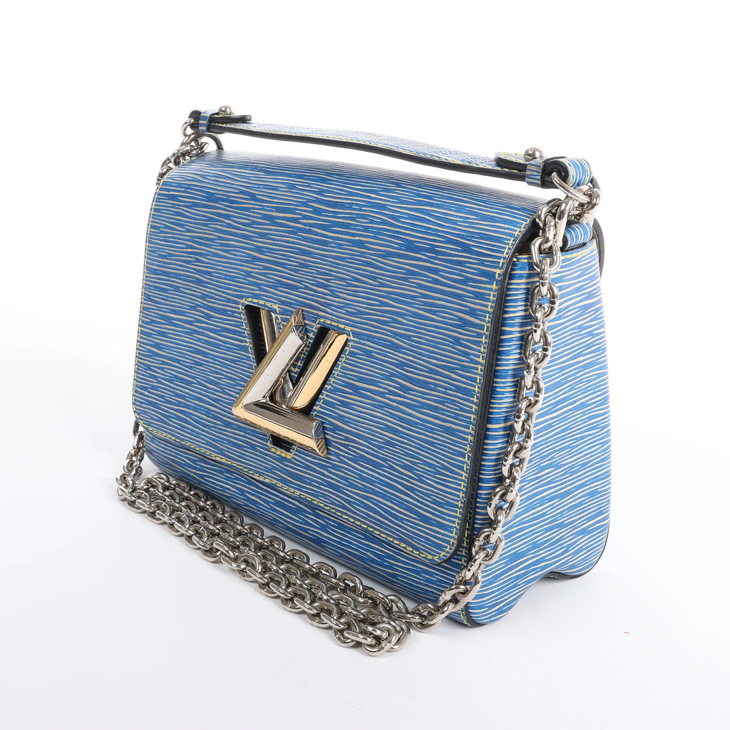 Louis Vuitton Twist MM Epi Leather Crossbody Bag in Blue M50271