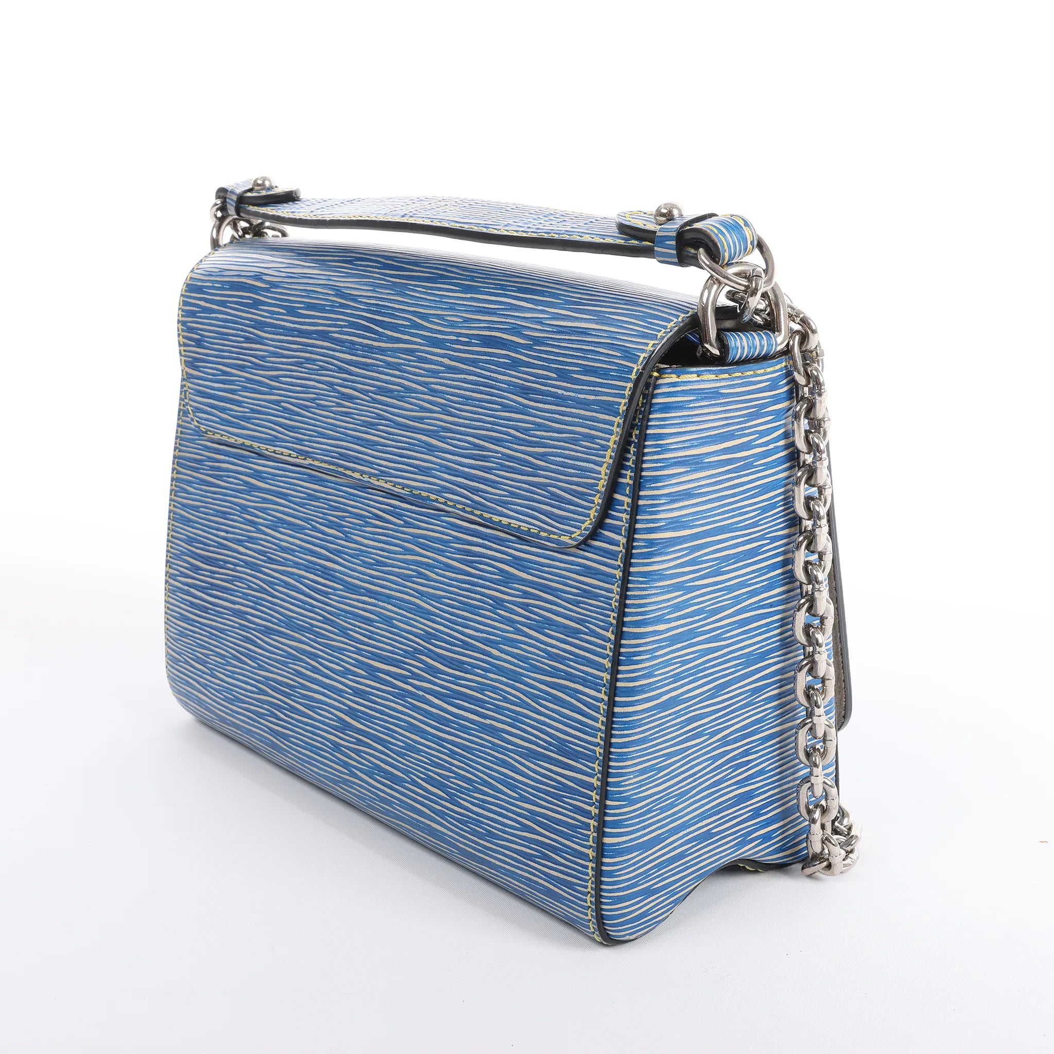 Louis Vuitton Twist MM Epi Leather Crossbody Bag in Blue M50271