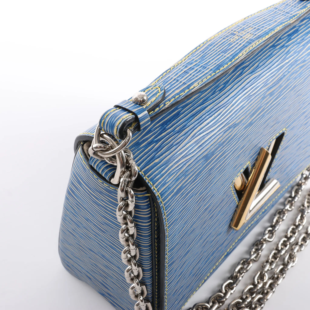 Louis Vuitton Twist MM Epi Leather Crossbody Bag in Blue M50271