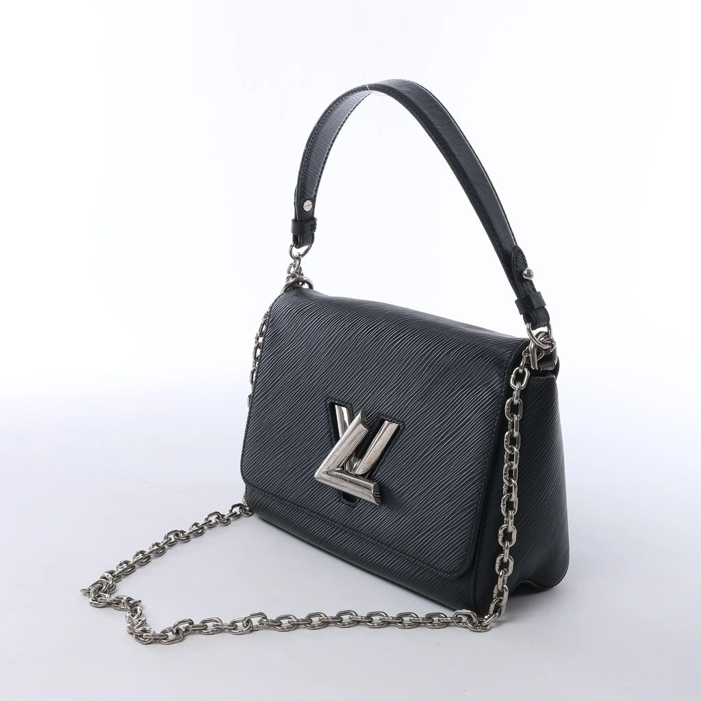 Louis Vuitton Twist MM Epi Leather Crossbody Bag in Black M50282