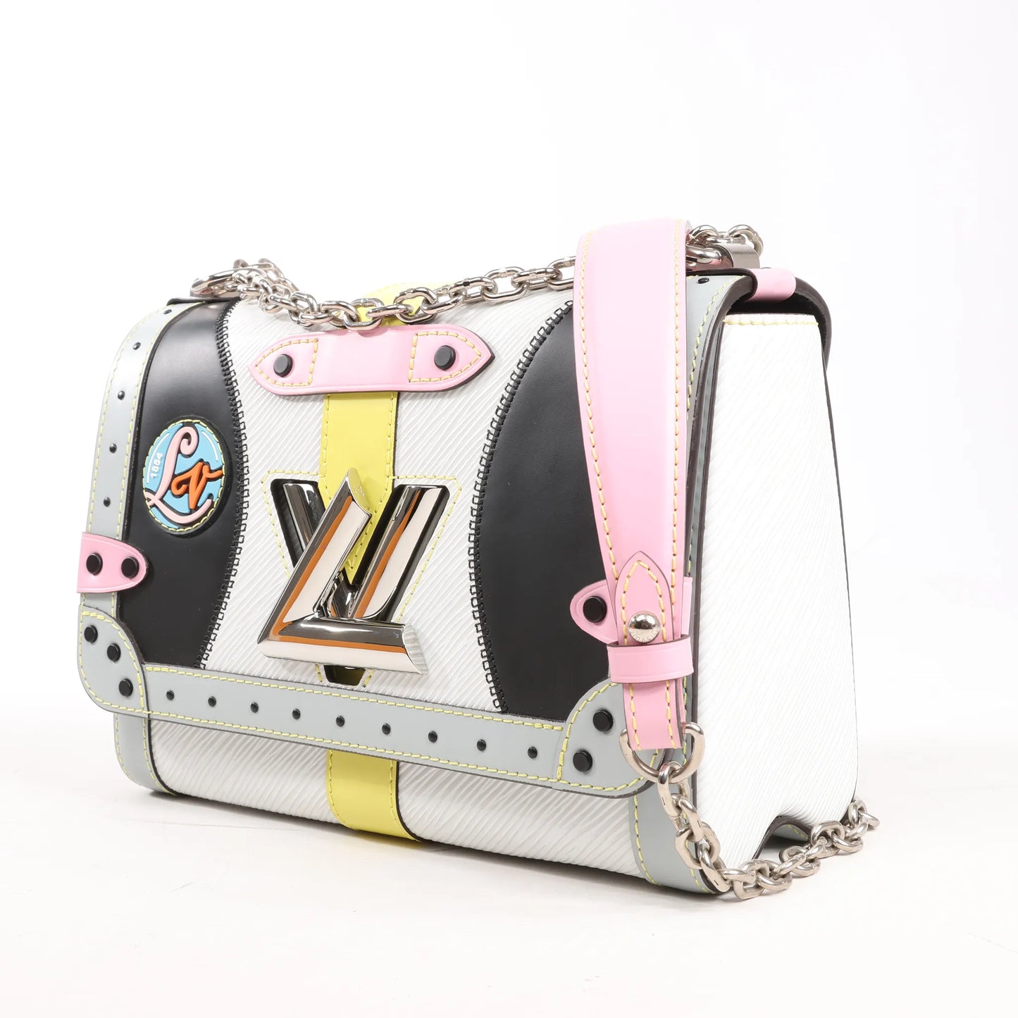 Louis Vuitton Twist MM Epi Leather Shoulder Bag in Multicolor M53717