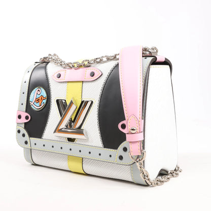 Louis Vuitton Twist MM Epi Leather Shoulder Bag in Multicolor M53717