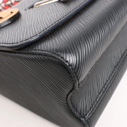 Louis Vuitton Twist MM Epi Leather Shoulder Bag in Black M53921