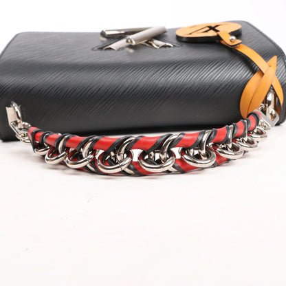 Louis Vuitton Twist MM Epi Leather Shoulder Bag in Black M53921