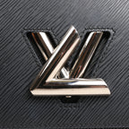 Louis Vuitton Twist MM Epi Leather Shoulder Bag in Black M53921